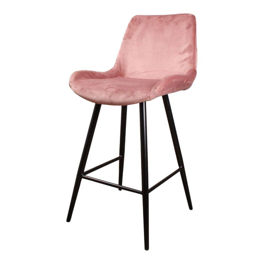 Barkruk Lucas velvet | DS4U afbeelding 1