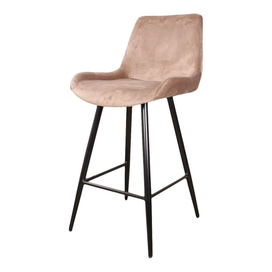 Barkruk Lucas velvet | DS4U afbeelding 1