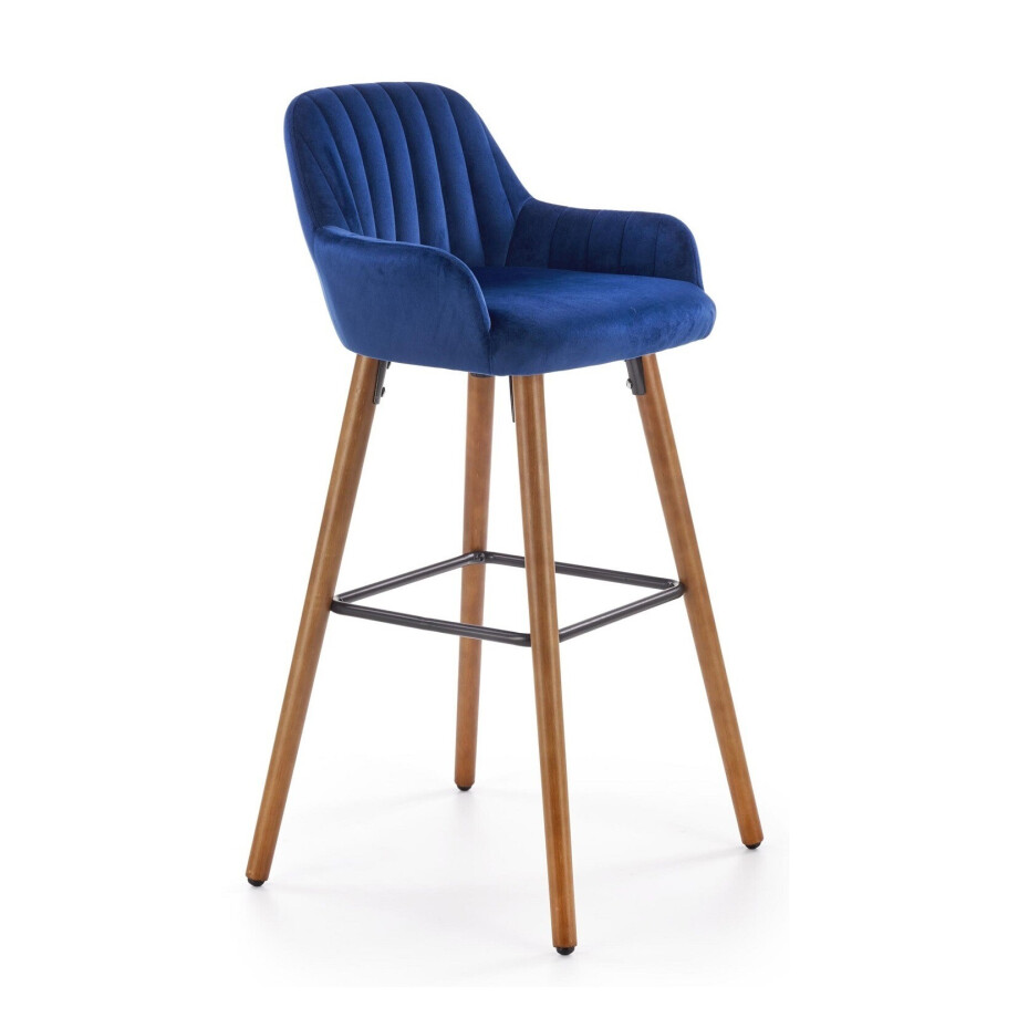 Barkruk Marley 97 cm hoog in blauw Barkruk Marley 97 cm hoog in blauw afbeelding 1