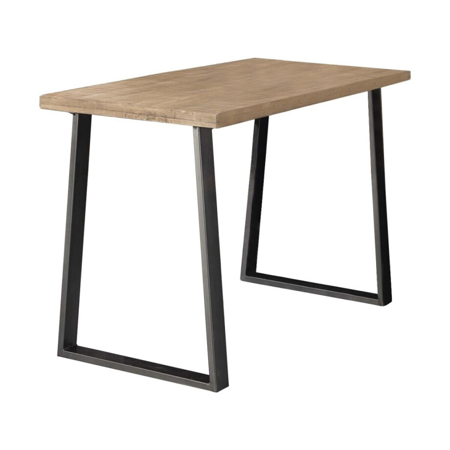 Bartafel Swing 135 cm breed - Massief mango blank antiek afbeelding 