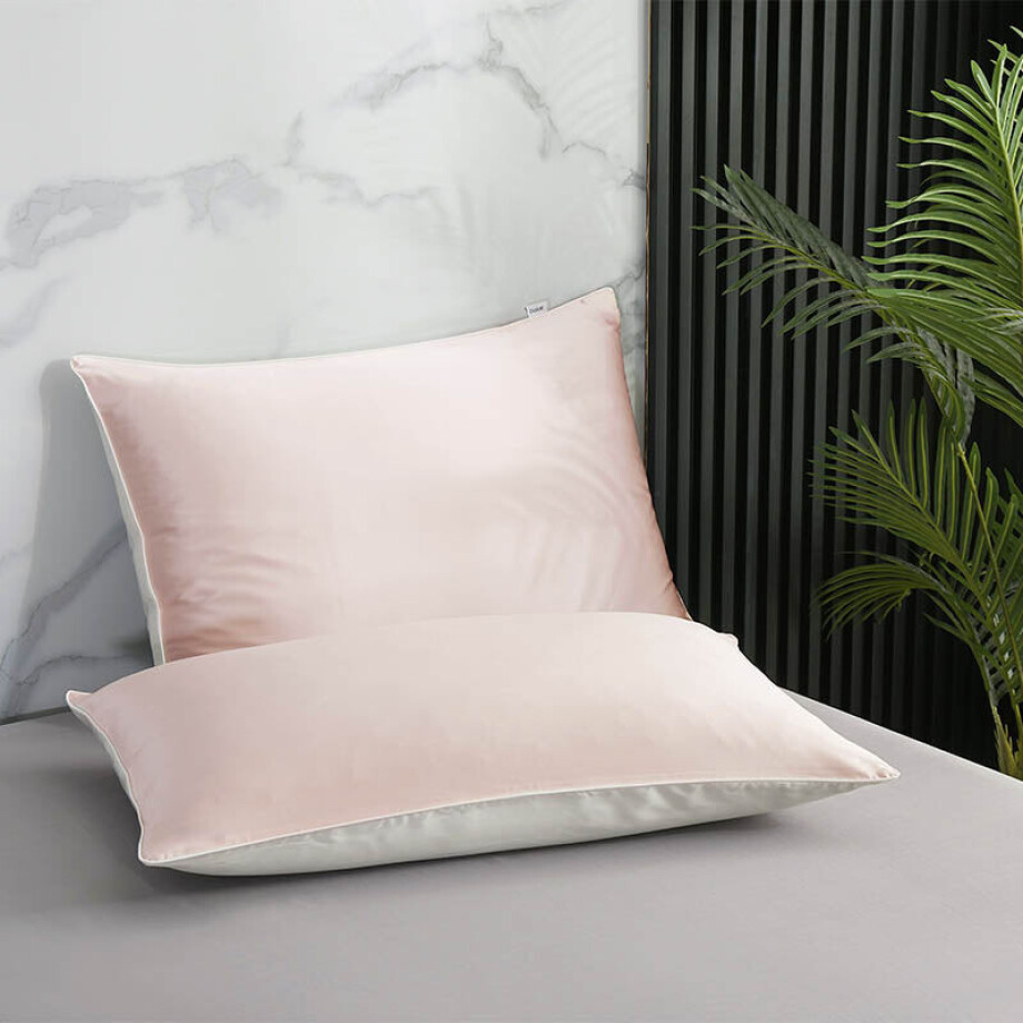 Kussensloop - 100% Zijde 2-PACK - Basalt - 60x70 Cm - Zijde - Dekbed-Discounter.nl afbeelding 1