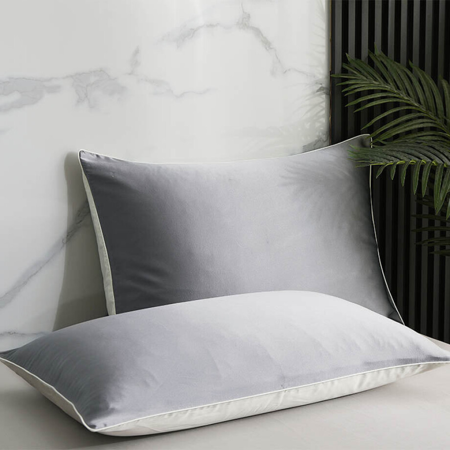 Kussensloop - 100% Zijde 2-PACK - Basalt - 60x70 Cm - Zijde - Dekbed-Discounter.nl Kussensloop - 100% Zijde 2-PACK - Basalt - 60x70 Cm - Zijde - Dekbed-Discounter.nl afbeelding 1