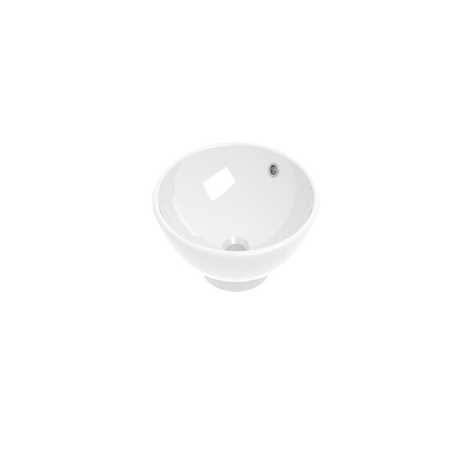 Basic-Line waskom - 40x40x15cm - rond - porselein wit glans 0300200B Basic-Line waskom - 40x40x15cm - rond - porselein wit glans 0300200B afbeelding 1