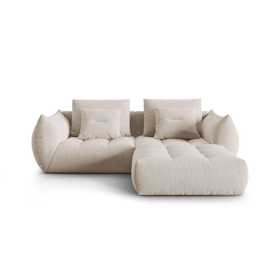 Hoekbank Bloom 3-zits velvet | Micadoni Hoekbank Bloom 3-zits velvet | Micadoni afbeelding 1