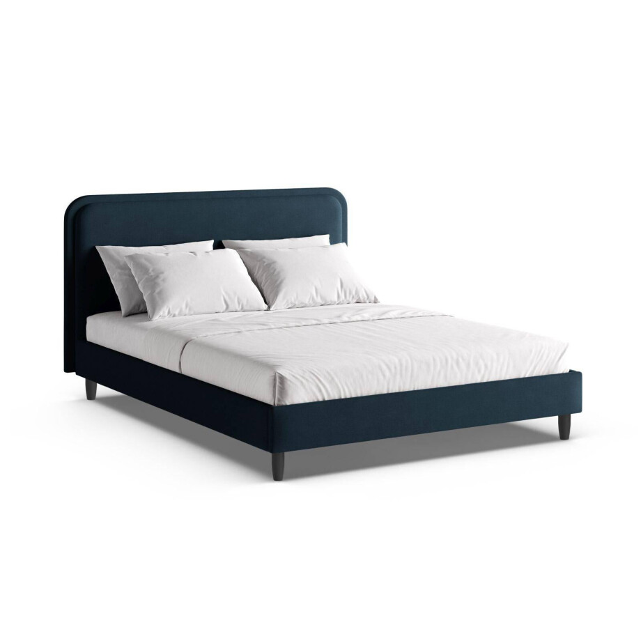 Bedframe Aveline chenille 180 x 200 | Micadoni Home Bedframe Aveline chenille 180 x 200 | Micadoni Home afbeelding 1