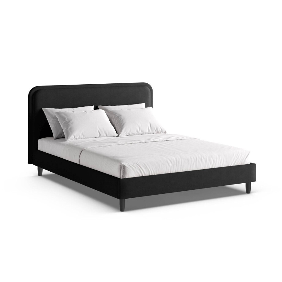 Bedframe Aveline chenille 200 x 200 | Micadoni Home afbeelding 1