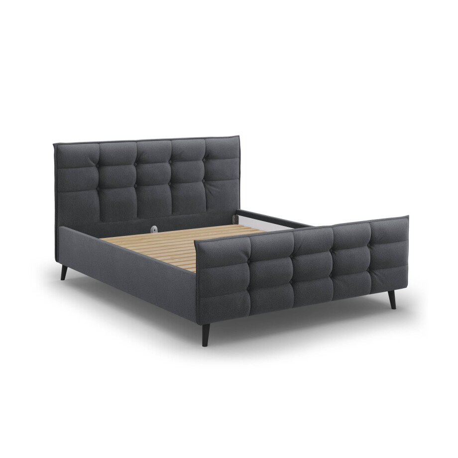 Bedframe met hoofdbord Bruce 140 x 200 cm | Micadoni Limited Edition Bedframe met hoofdbord Bruce 140 x 200 cm | Micadoni Limited Edition afbeelding 1