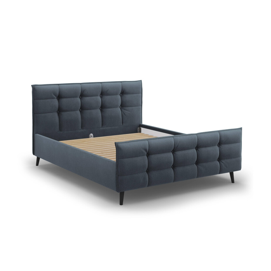 Bedframe met hoofdbord Bruce 140 x 200 cm | Micadoni Limited Edition Bedframe met hoofdbord Bruce 140 x 200 cm | Micadoni Limited Edition afbeelding 1