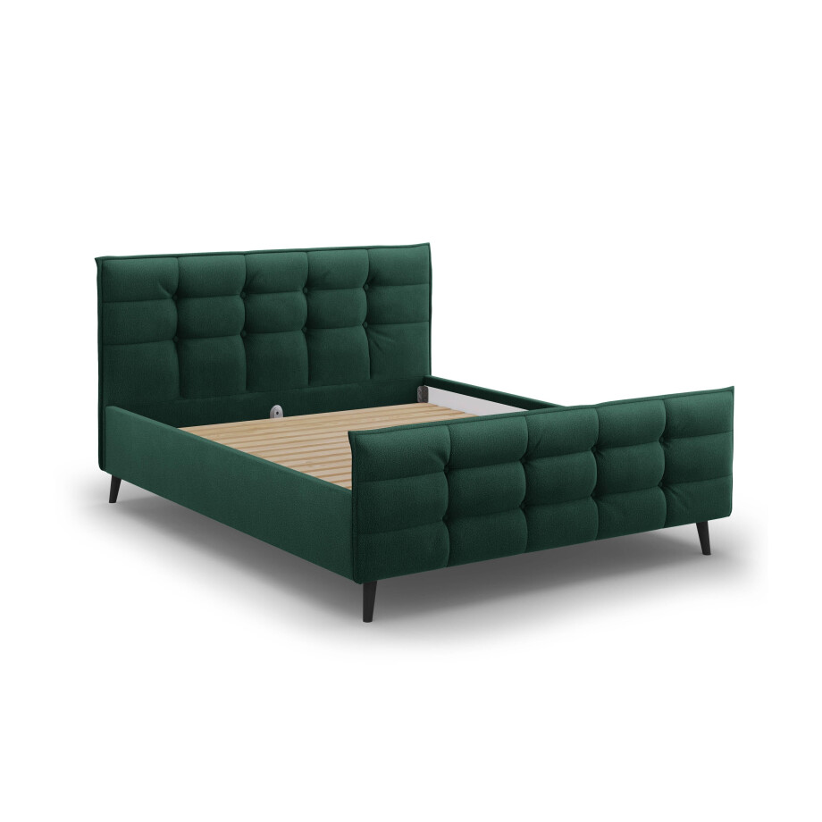 Bedframe met hoofdbord Bruce 160 x 200 cm | Micadoni Limited Edition Bedframe met hoofdbord Bruce 160 x 200 cm | Micadoni Limited Edition afbeelding 1