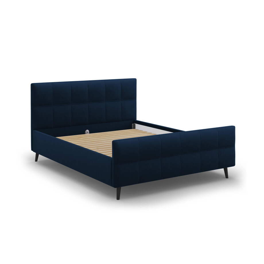 Bedframe met hoofdbord Gigi velvet 160 x 200 cm | Micadoni Limited Edition afbeelding 1