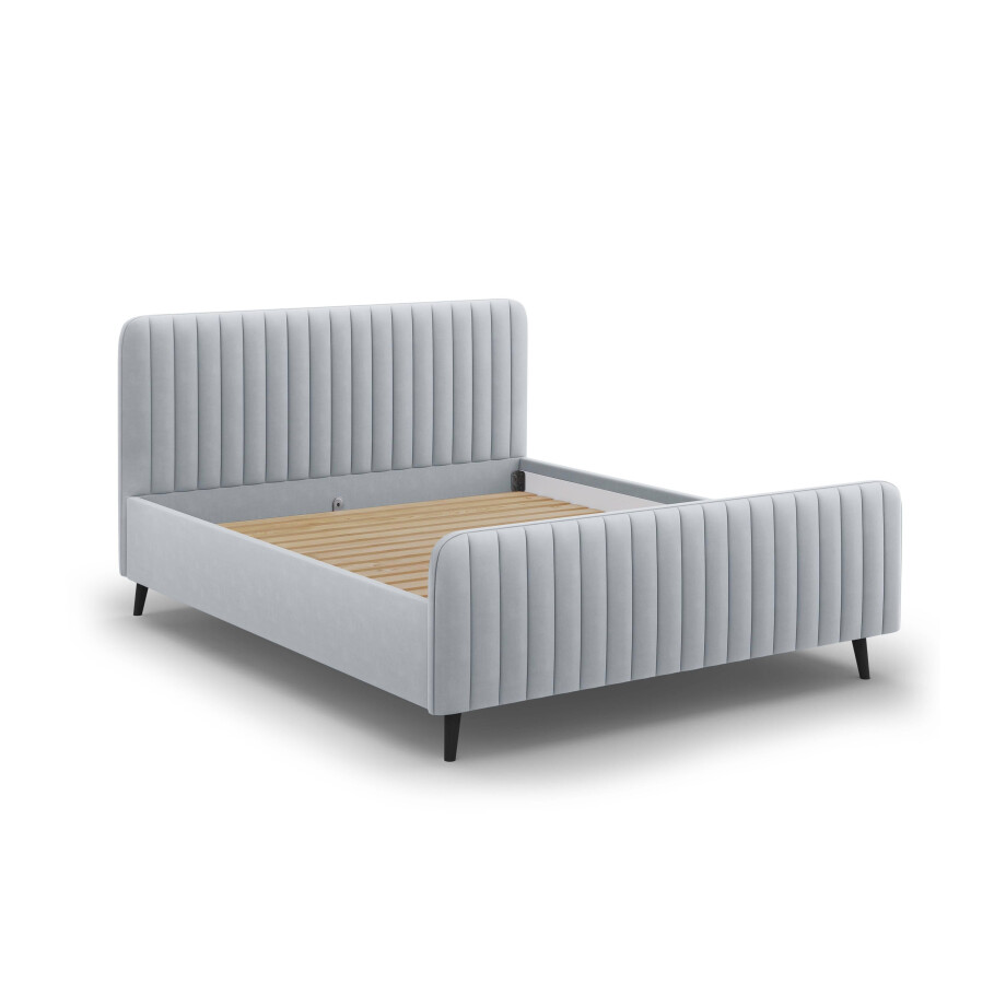 Bedframe met hoofdbord Lily velvet 180 x 200 cm | Micadoni Limited Edition Bedframe met hoofdbord Lily velvet 180 x 200 cm | Micadoni Limited Edition afbeelding 1
