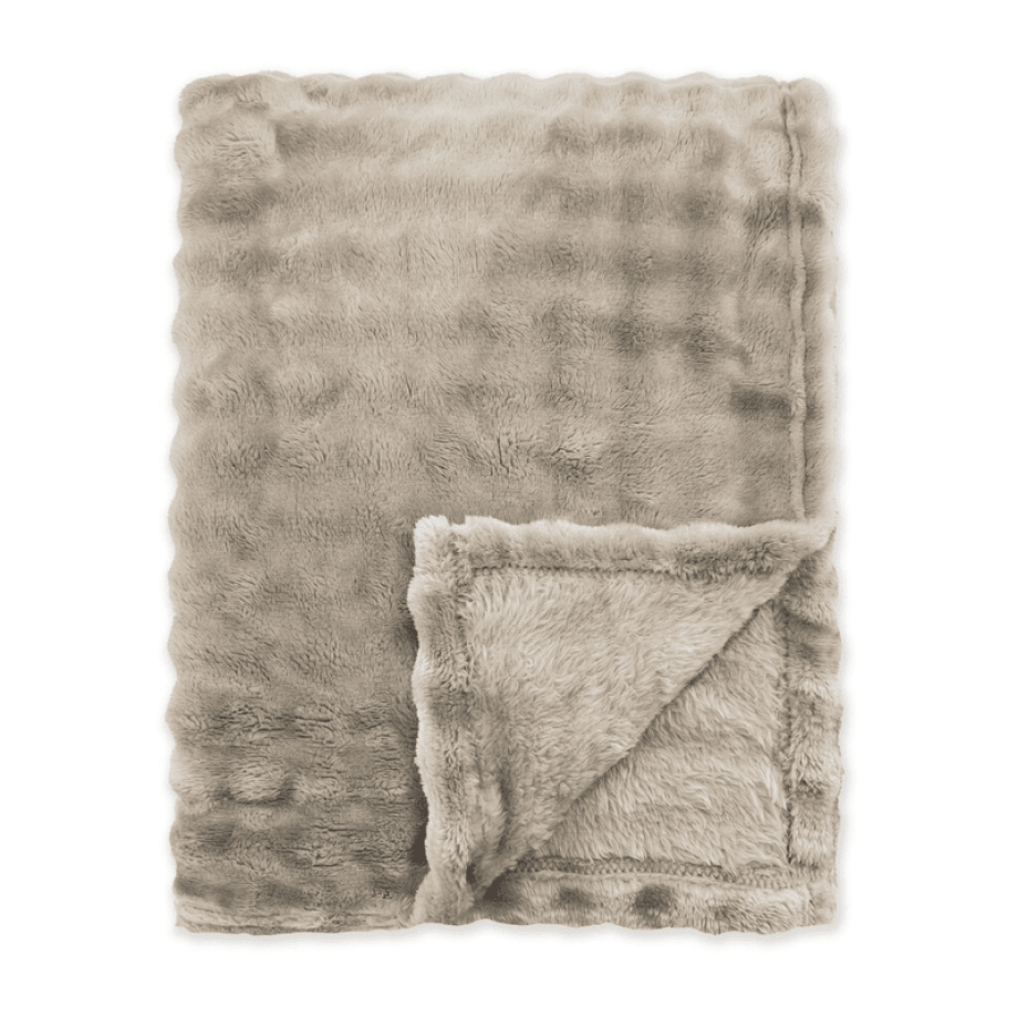 Bedsprei Ribbed Comfort - Taupe - 150x200cm Van Byrklund Microvezel - Dekbed-Discounter.nl Bedsprei Ribbed Comfort - Taupe - 150x200cm Van Byrklund Microvezel - Dekbed-Discounter.nl afbeelding