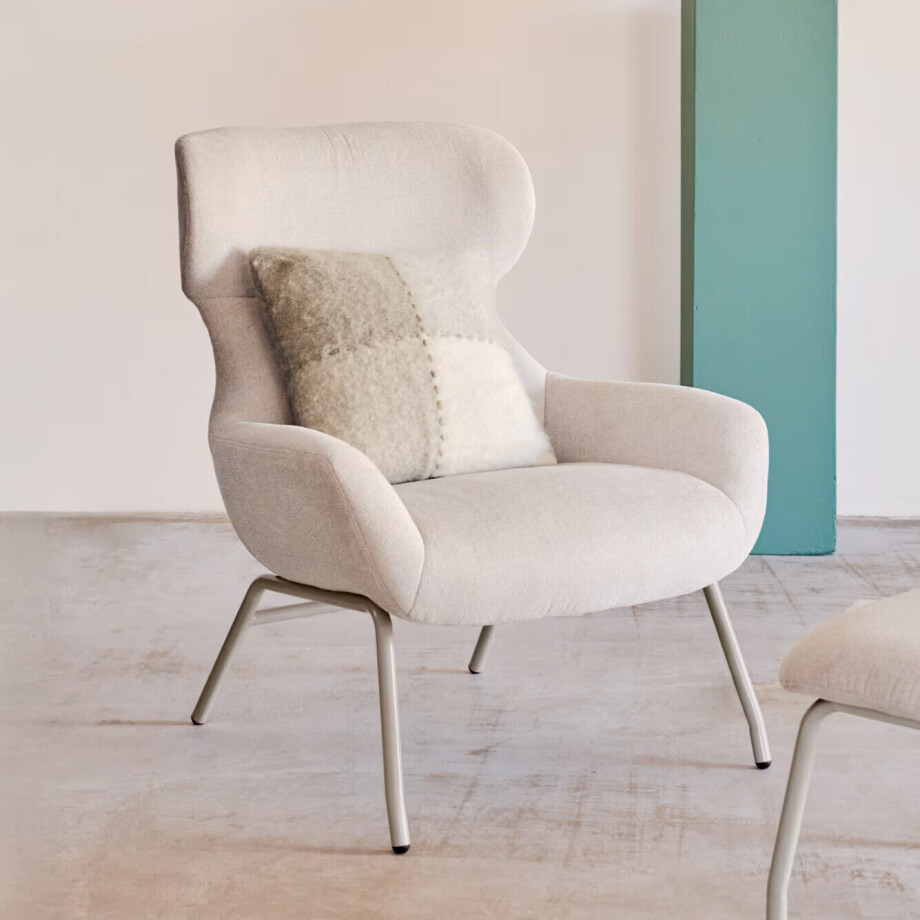 Kave Home Fauteuil 'Belina' kleur Beige Kave Home Fauteuil 'Belina' kleur Beige afbeelding 1