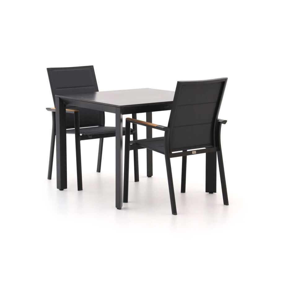 Bellagio Albinea/Sestino 90cm dining tuinset 3-delig stapelbaar - Laagste prijsgarantie! afbeelding 1