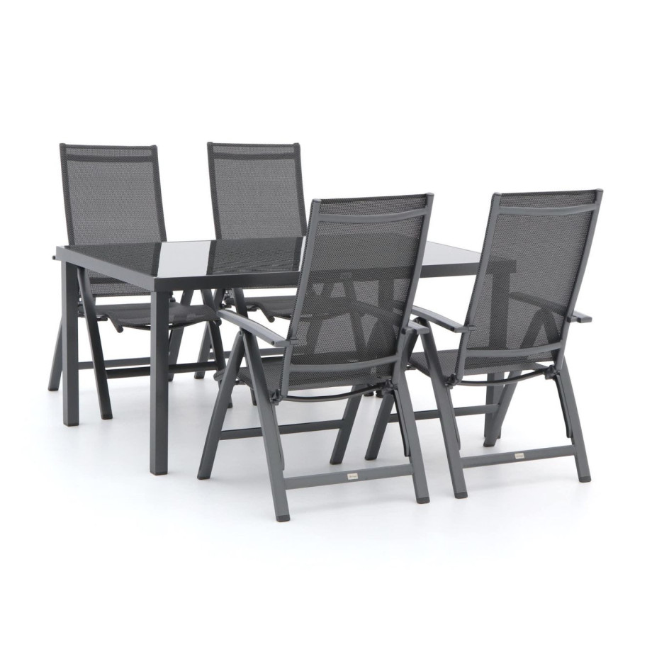 Bellagio Avenza/Caluso 160cm dining tuinset 5-delig verstelbaar - Laagste prijsgarantie! afbeelding 1