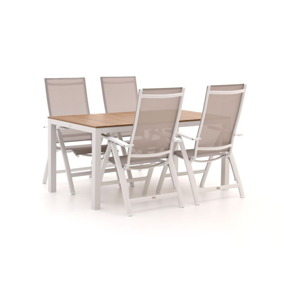 Bellagio Avenza/Fidenza 160cm dining tuinset 5-delig verstelbaar - Laagste prijsgarantie! afbeelding 1