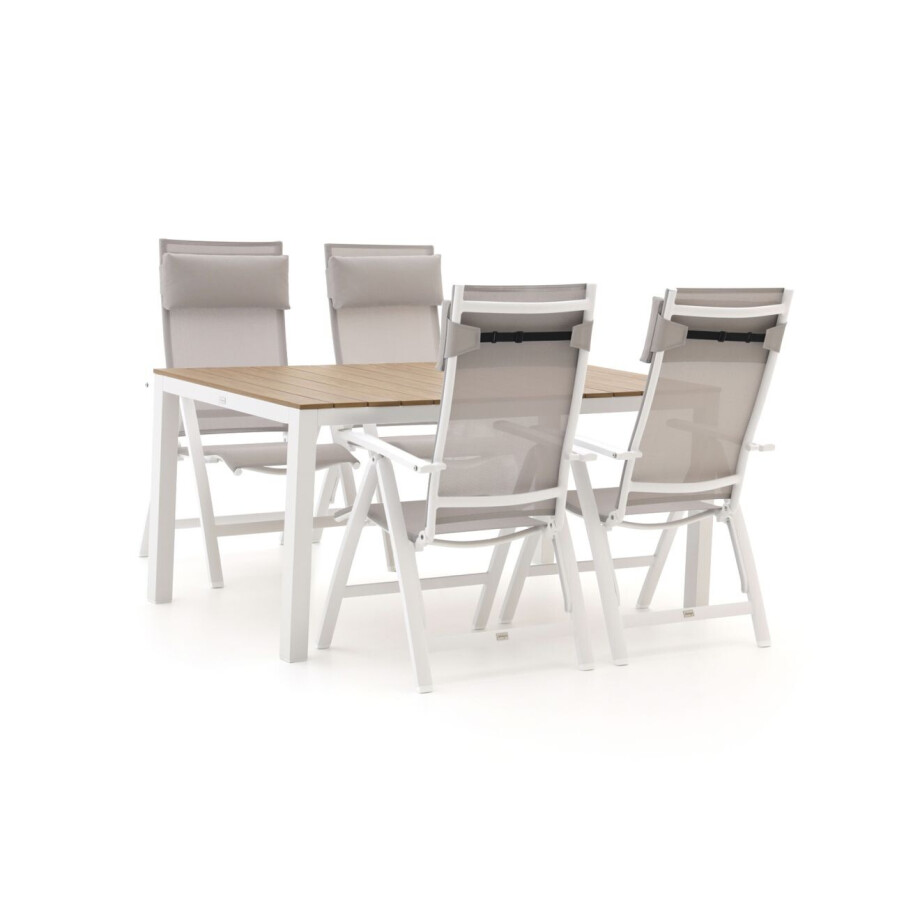 Bellagio Avenza/Fidenza 160cm dining tuinset 5-delig verstelbaar - Laagste prijsgarantie! Bellagio Avenza/Fidenza 160cm dining tuinset 5-delig verstelbaar - Laagste prijsgarantie! afbeelding 1