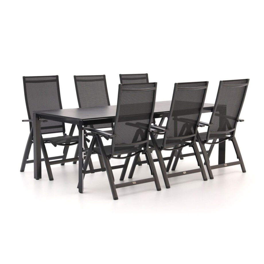 Bellagio Avenza/Sestino 220cm dining tuinset 7-delig verstelbaar - Laagste prijsgarantie! afbeelding 1