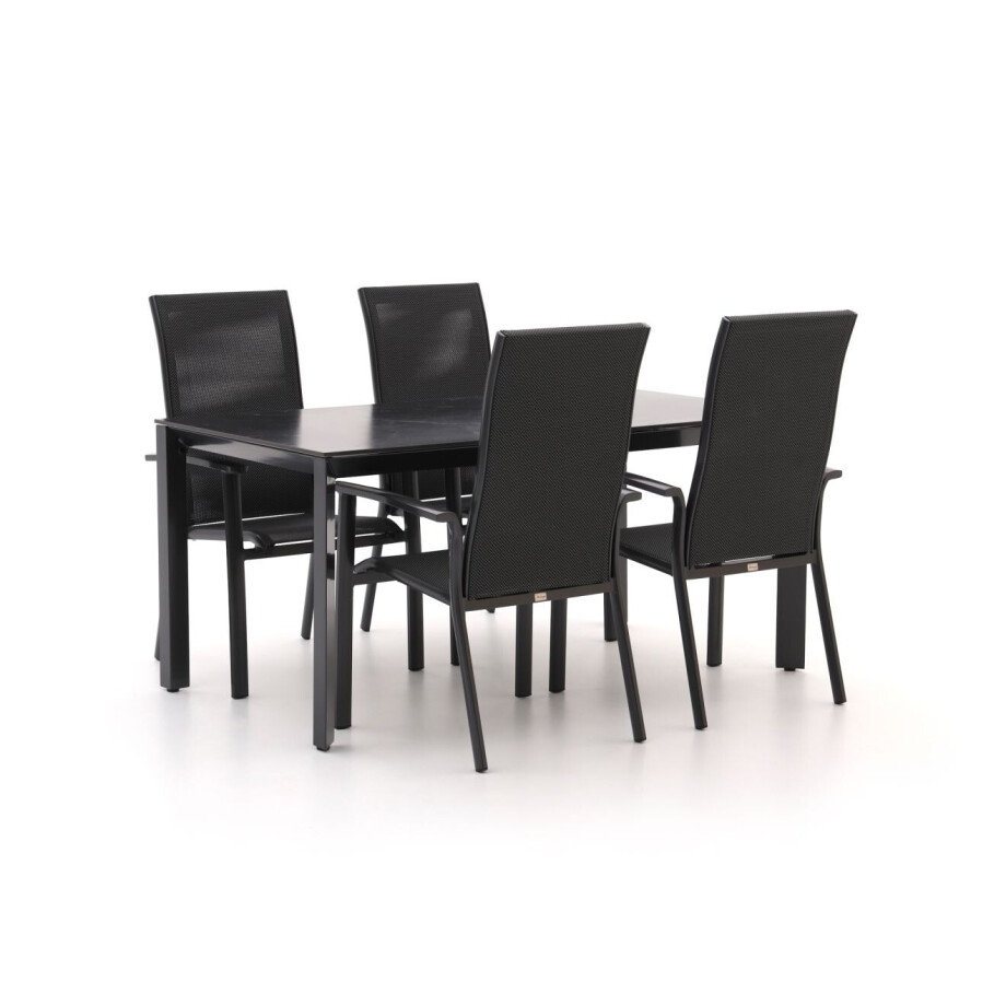 Bellagio Avio/Sestino 160cm dining tuinset 5-delig stapelbaar - Laagste prijsgarantie! afbeelding 1