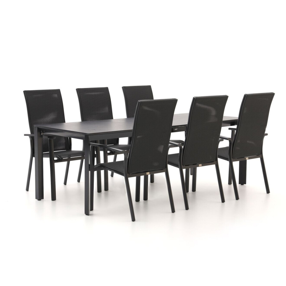 Bellagio Avio/Sestino 220cm dining tuinset 7-delig stapelbaar - Laagste prijsgarantie! afbeelding 1