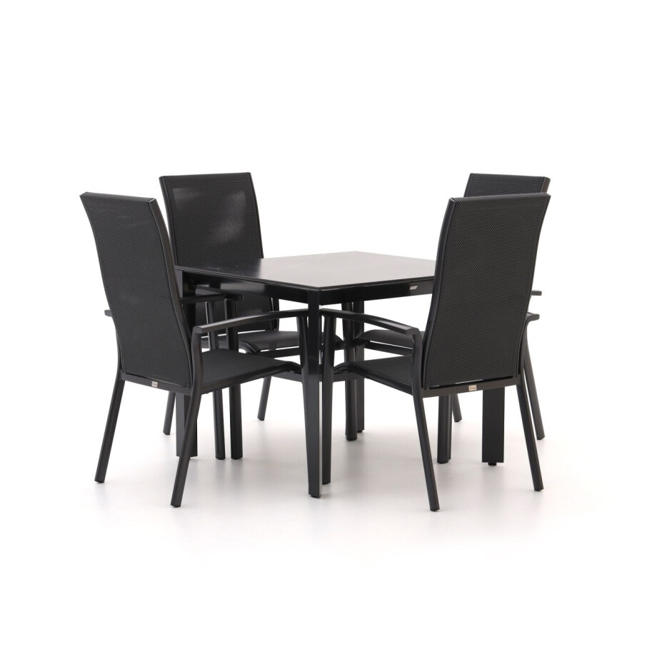 Bellagio Avio/Sestino 90cm dining tuinset 5-delig stapelbaar - Laagste prijsgarantie! afbeelding 1