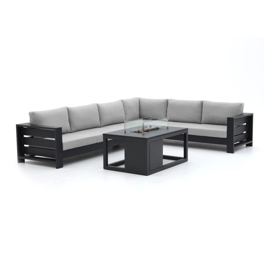 Bellagio Avolo/Cosiraw 120cm hoek loungeset met vuurtafel 3-delig rechts - Laagste prijsgarantie! afbeelding 1