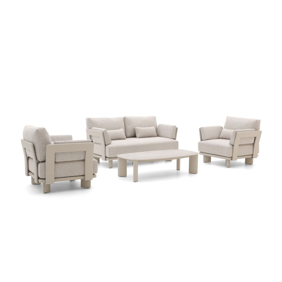 Bellagio Battuello stoel-bank loungeset 4-delig - Laagste prijsgarantie! afbeelding 1