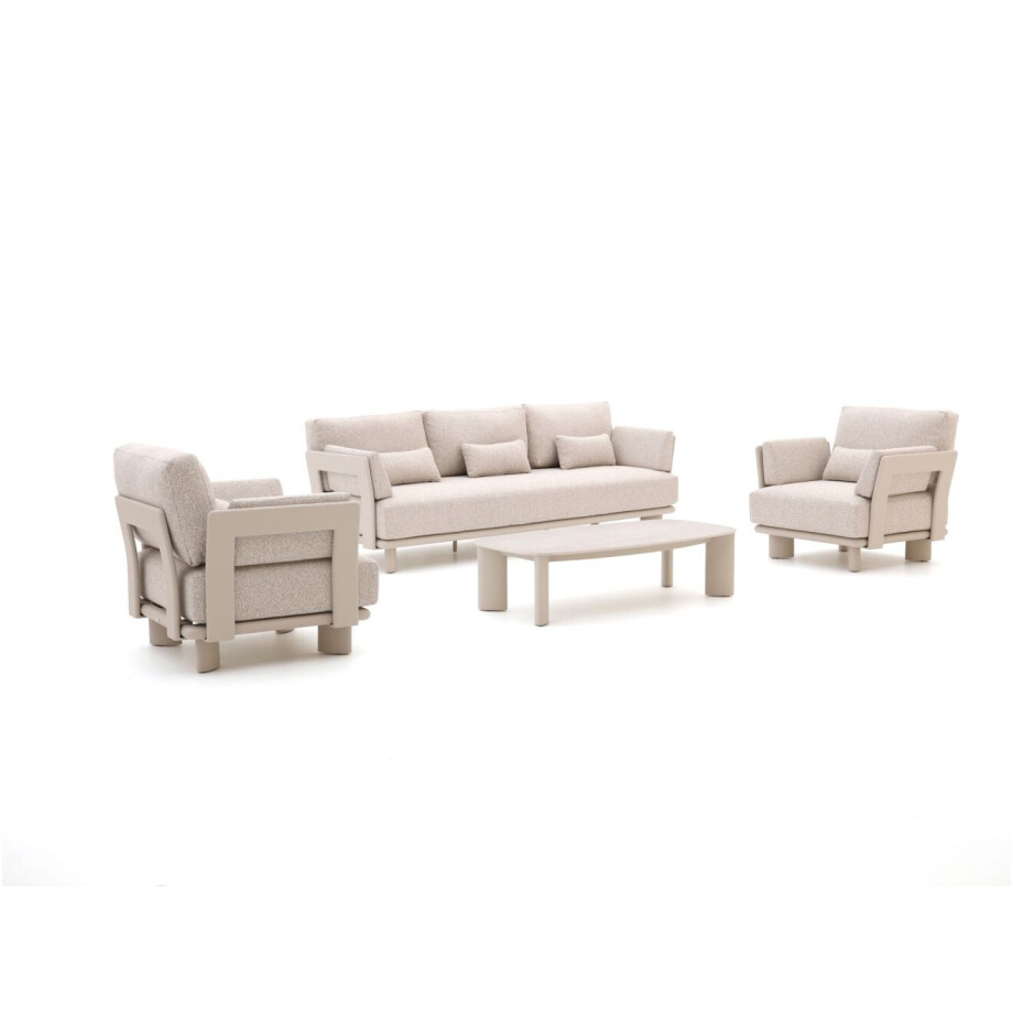 Bellagio Battuello stoel-bank loungeset 4-delig - Laagste prijsgarantie! afbeelding 1