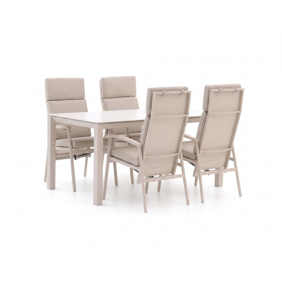 Bellagio Bondeno/Sestino 160cm dining tuinset 5-delig verstelbaar - Laagste prijsgarantie! Bellagio Bondeno/Sestino 160cm dining tuinset 5-delig verstelbaar - Laagste prijsgarantie! afbeelding 1