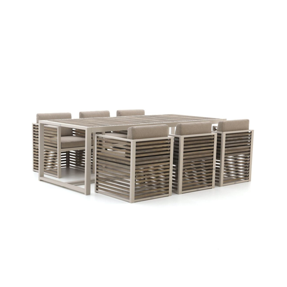 Bellagio Cadora 240cm dining tuinset 7-delig - Laagste prijsgarantie! afbeelding 1
