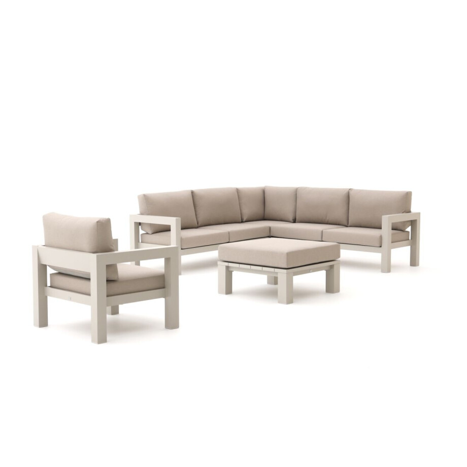 Bellagio Campazzo hoek loungeset 5-delig 6-zits - Laagste prijsgarantie! afbeelding 1