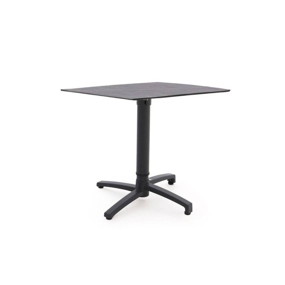 Bellagio Canzo klaptafel 80x80x73/109cm verstelbaar - Laagste prijsgarantie! afbeelding 1