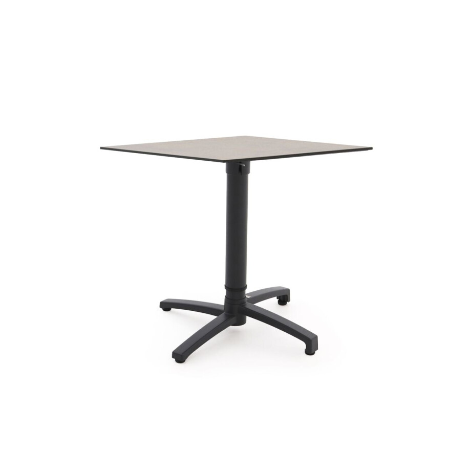 Bellagio Canzo klaptafel 80x80x73/109cm verstelbaar - Laagste prijsgarantie! afbeelding 1