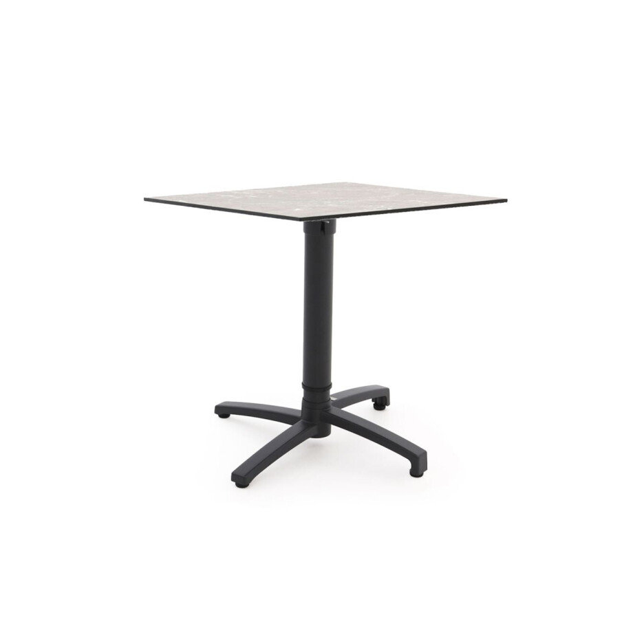 Bellagio Canzo klaptafel 80x80x73/109cm verstelbaar - Laagste prijsgarantie! afbeelding 1