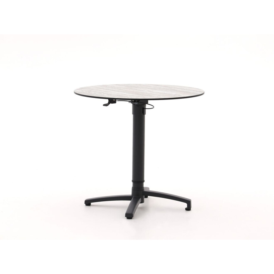 Bellagio Canzo klaptafel Ø80 (h:73/109cm) verstelbaar - Laagste prijsgarantie! afbeelding 1