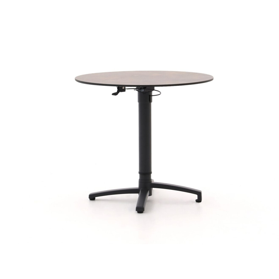 Bellagio Canzo klaptafel ø80 (h:73/109cm) verstelbaar - Laagste prijsgarantie! afbeelding 1