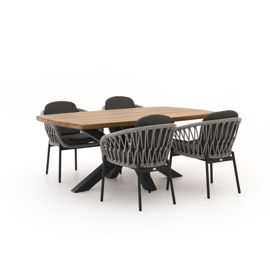 Bellagio Cupello/Induno deens Ovaal 180cm dining tuinset 5-delig - Laagste prijsgarantie! Bellagio Cupello/Induno deens Ovaal 180cm dining tuinset 5-delig - Laagste prijsgarantie! afbeelding 1