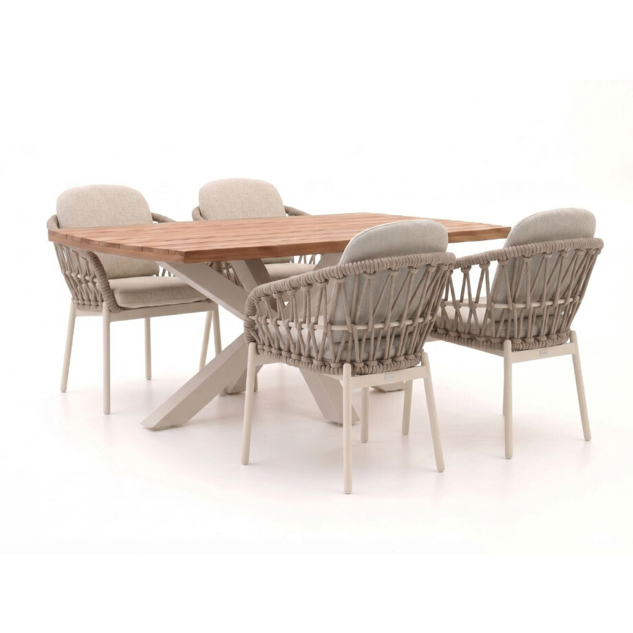 Bellagio Cupello/Induno Deens Ovaal 180cm dining tuinset 5-delig - Laagste prijsgarantie! Bellagio Cupello/Induno Deens Ovaal 180cm dining tuinset 5-delig - Laagste prijsgarantie! afbeelding 1
