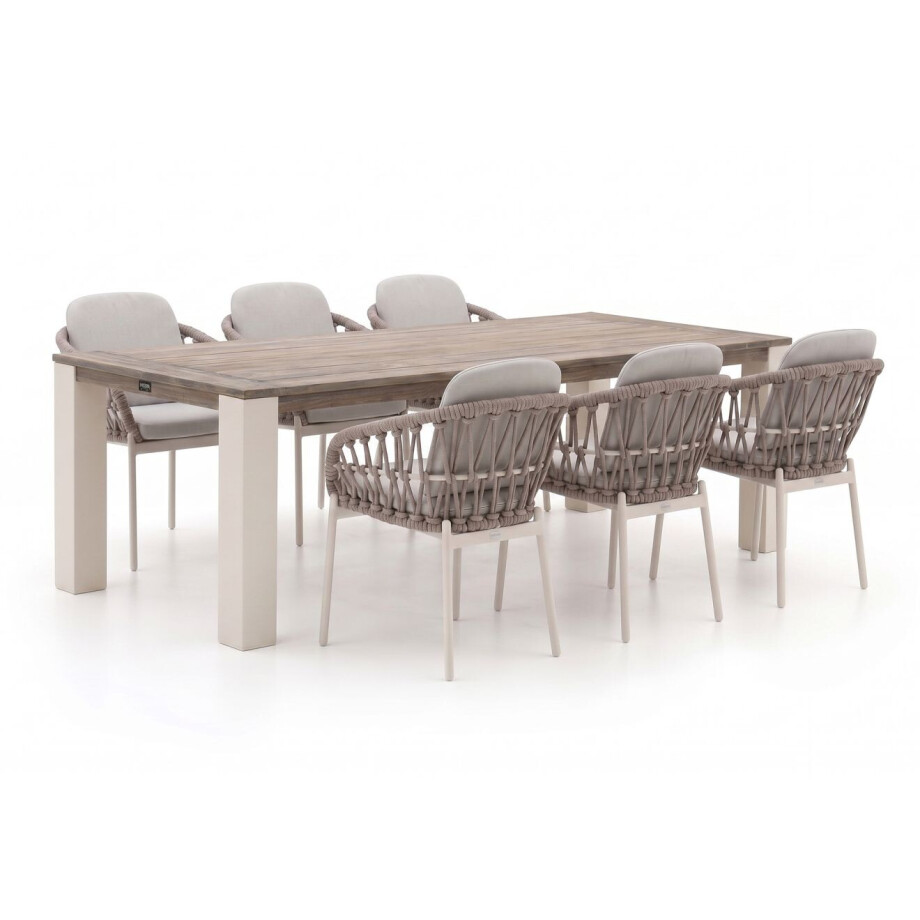 Bellagio Cupello/ROUGH-X 240cm dining tuinset 7-delig - Laagste prijsgarantie! Bellagio Cupello/ROUGH-X 240cm dining tuinset 7-delig - Laagste prijsgarantie! afbeelding 1
