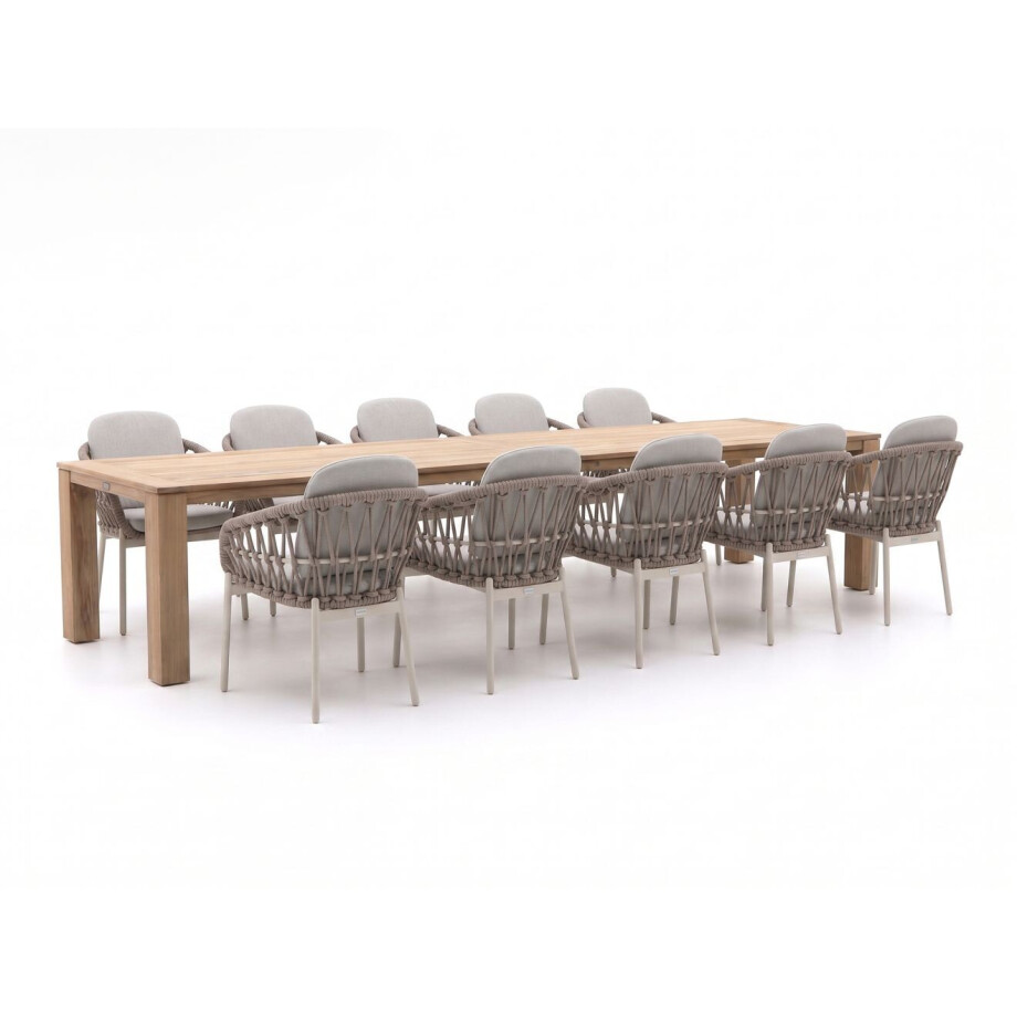 Bellagio Cupello/ROUGH-X 400cm dining tuinset 11-delig - Laagste prijsgarantie! afbeelding 1