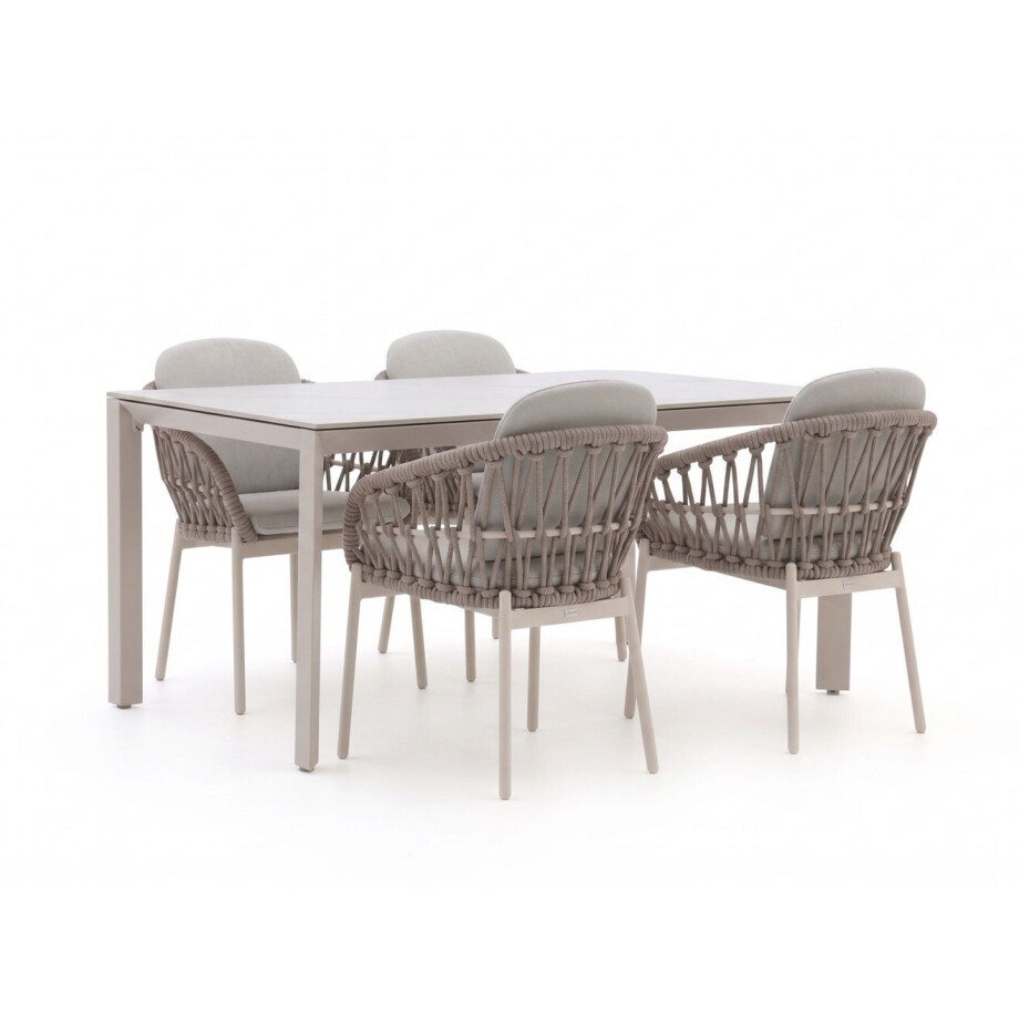 Bellagio Cupello/Sestino 160cm dining tuinset 5-delig - Laagste prijsgarantie! afbeelding 1