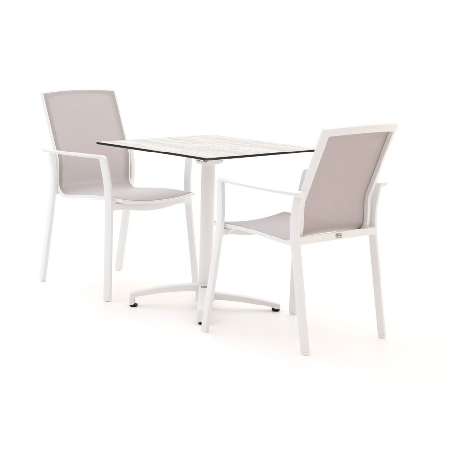 Bellagio Dranera/Canzo 70cm dining tuinset 3-delig stapelbaar - Laagste prijsgarantie! afbeelding 1