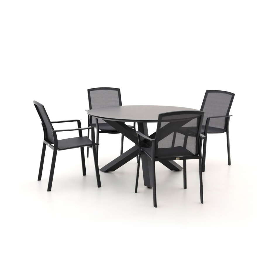 Bellagio Dranera/Ferrone ø 130cm dining tuinset 5-delig - Laagste prijsgarantie! afbeelding 1