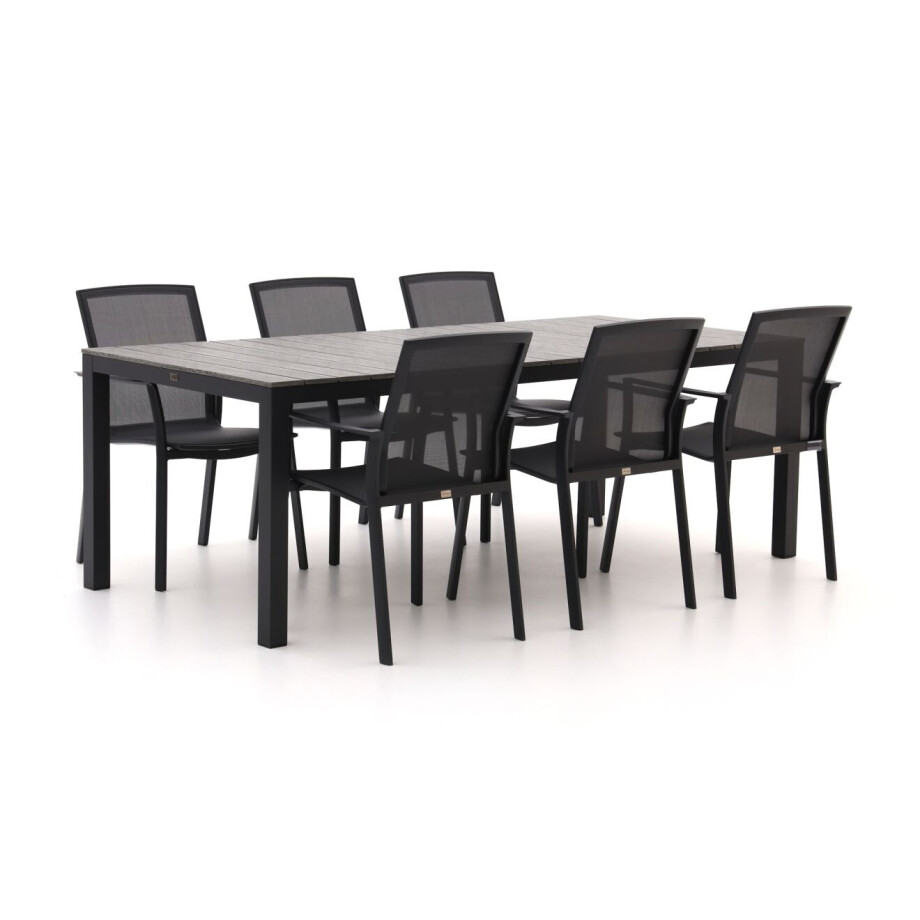 Bellagio Dranera/Fidenza 220cm dining tuinset 7-delig stapelbaar - Laagste prijsgarantie! Bellagio Dranera/Fidenza 220cm dining tuinset 7-delig stapelbaar - Laagste prijsgarantie! afbeelding 1
