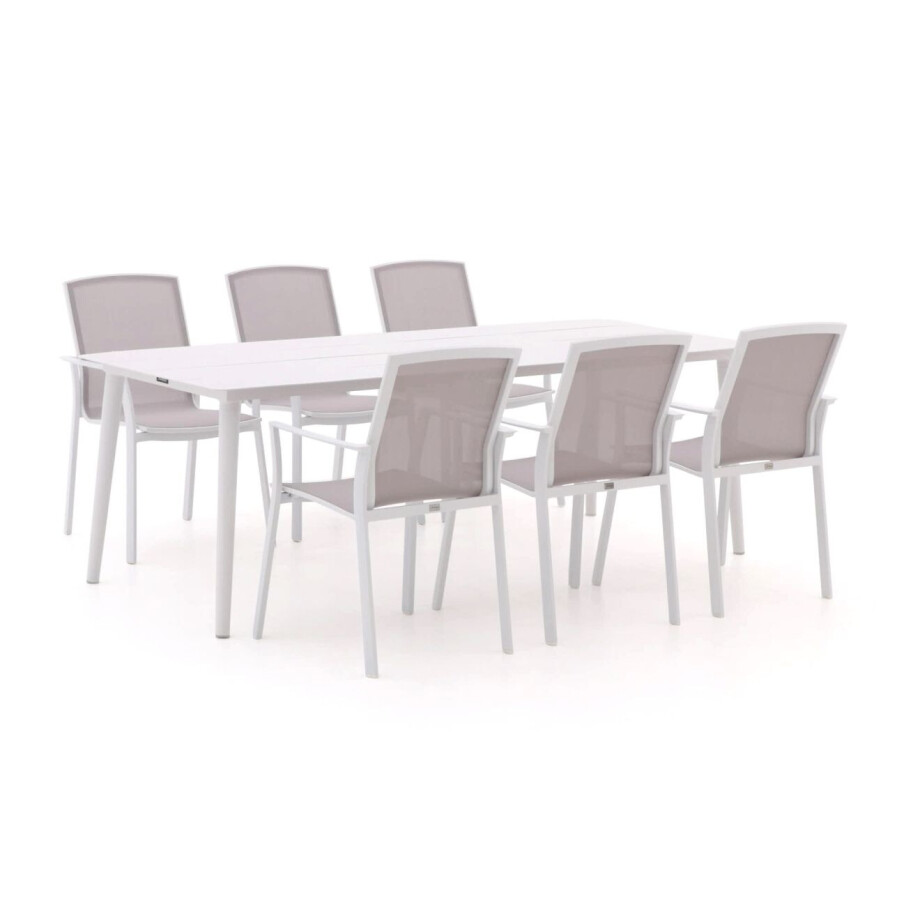 Bellagio Dranera/Sora 220cm dining tuinset 7-delig stapelbaar - Laagste prijsgarantie! Bellagio Dranera/Sora 220cm dining tuinset 7-delig stapelbaar - Laagste prijsgarantie! afbeelding 1