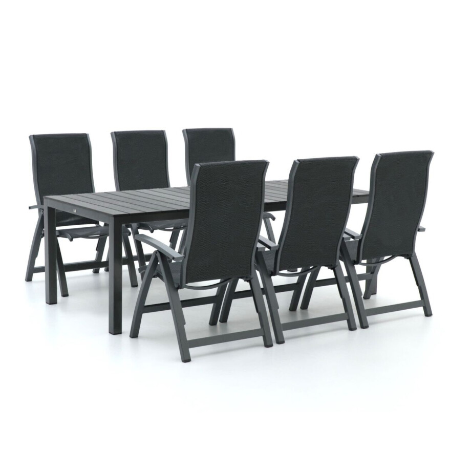 Bellagio Fermo/Fidenza 220cm dining tuinset 7-delig verstelbaar - Laagste prijsgarantie! Bellagio Fermo/Fidenza 220cm dining tuinset 7-delig verstelbaar - Laagste prijsgarantie! afbeelding 1