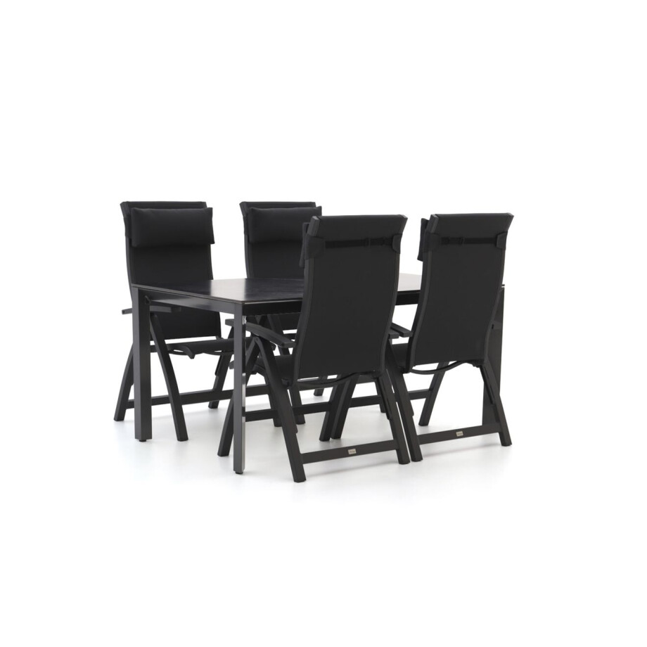 Bellagio Fermo/Sestino 160cm dining tuinset 5-delig verstelbaar - Laagste prijsgarantie! afbeelding 1
