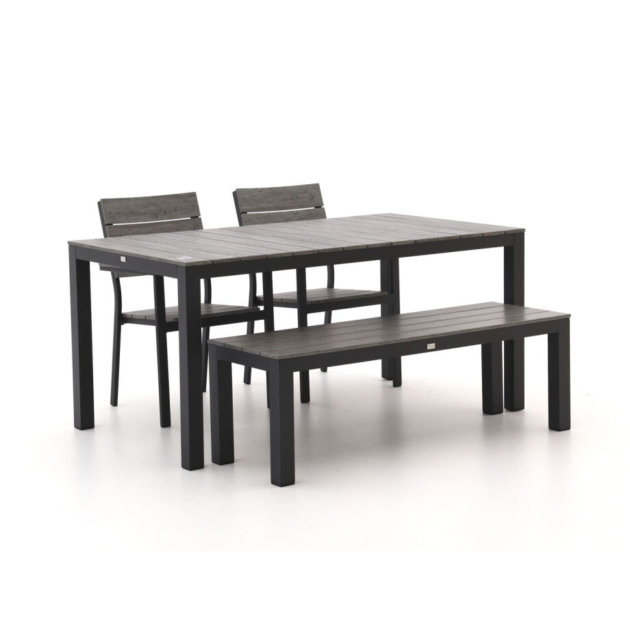 Bellagio Fidenza 160cm dining tuinset met bank 4-delig stapelbaar - Laagste prijsgarantie! Bellagio Fidenza 160cm dining tuinset met bank 4-delig stapelbaar - Laagste prijsgarantie! afbeelding 1