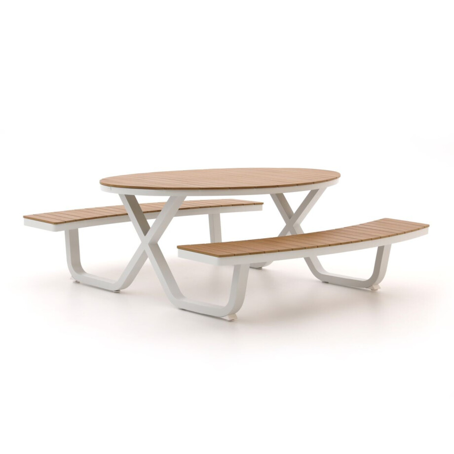 Bellagio Fidenza picknicktafel 216x200x75cm - Laagste prijsgarantie! afbeelding 1