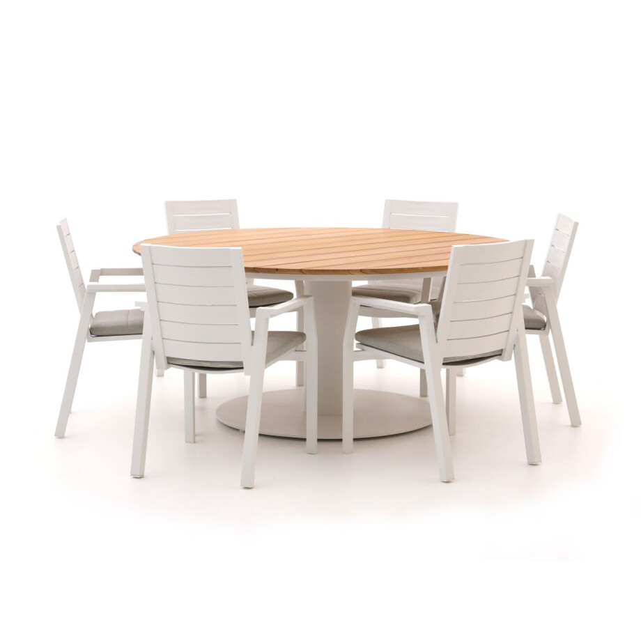 Bellagio Leggo/Grado ø170cm dining tuinset 7-delig stapelbaar - Laagste prijsgarantie! afbeelding 1